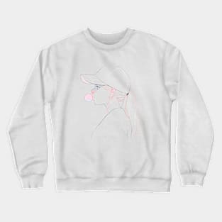 Bubble Gum Girl Crewneck Sweatshirt